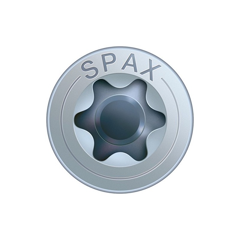 Spax 4CUT 1191010350155 Universal Screw, Countersunk, T-Star Plus, Fully Threaded,