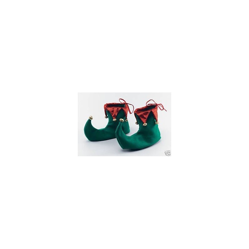 Elf Shoe Covers ~ Santa's Helper ~ Christmas ~ Red