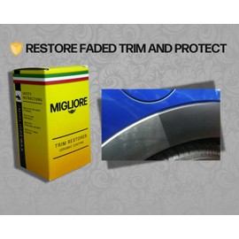 Migliore Trim Restorer: Back to Black Ceramic Trim Restorer I Lasts up to 2 years I Long Term Trim Protectant Kit to Restore Interior or Exterior Trim