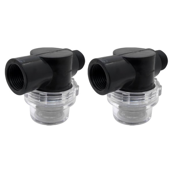 GRABOTE Water Pump Strainer Filter RV Replacement 1/2 inch NPSM