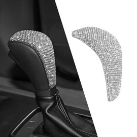 HHLOU Bling Sparkly Gear Shift Knob Cover Fit for Ford Ranger 2015 2016 2017 2018,Bling Handle Cover Decorative Sticker.