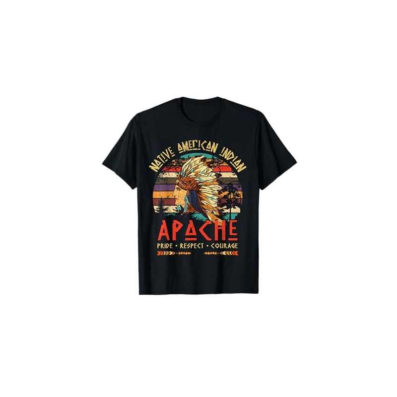 Apache Native American Indian Pride Indigenous Tribe T-Shirt
