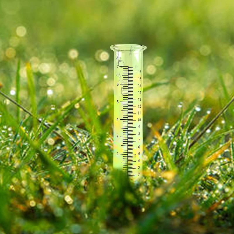 TBWHL 7" Capacity Rain Gauge Replacement Tube Glass, 8.27 Inches