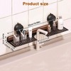 Bathroom Sink Shelf Over Faucet, No Drill 20 Inch Shower