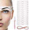 12 Pieces Eyebrow Stencils Set, DIY Eyebrow Stamp Stencil, Brow
