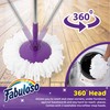 Fabuloso Spin Mop and Bucket, Hands-Free Wringing Spin Bucket -