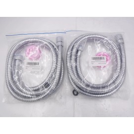 BARROCK 2 Pack BARROCK 79"L Kink Free Handheld Chrome Shower Hose Kits B/PP20-T