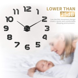 Soledi DIY 3D wall clocks, DIY wall clock, suitable for decoration gift home, restaurant, office and hotel.