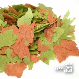 Your Fish Stuff YFS Cichlid Frenzy Flakes Natural Bulk Aquarium Fish Food 1/2 LB to 5 LBS  - 12-oz