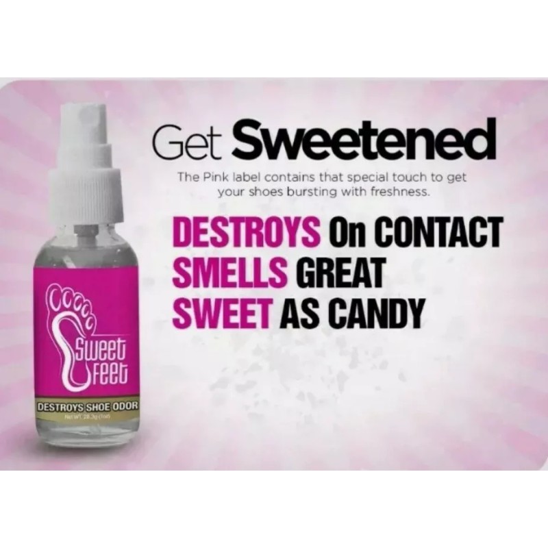Sweet Feet 10 bottles Sweet Feet Sweet Scent Spray Deodorizer