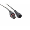 HUALAND 6 Pair Black 3 Pin Waterproof Connector，Waterproof Male Female