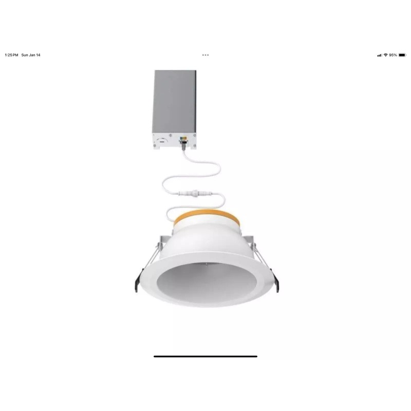 Commercial Electric 8’’LED Recessed Light Kit -1005126735 White