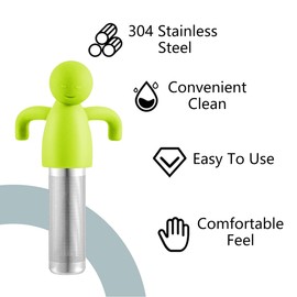 YXCCSE 3 Pcs Tea Infuser for Loose Tea Cute Fine Mesh, Tea Strainer Stainless Steel Tea Filter Tea Steeper with Cute Design Tea Diffuser Steeper for Teacups Teapots