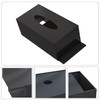 Acrylic Tissue Box Holder, PITBVO Rectangular Shiny Black Tissue Box