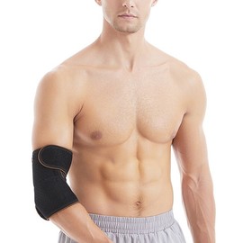 Sports & Gym Elbow Protector Arm Band for Weightlifting and Muscle Training 3 Color Black