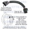 Lectric Limited Alternator Conversion Harness, SI series to CS Internally
