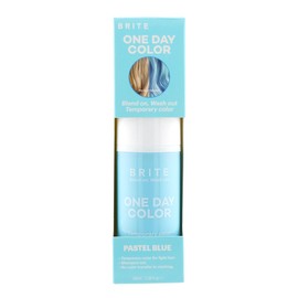 Brite One-Day Hair Color Mousse | Pastel Blue | Perfect For Lighter Hair with Mess-Free Application | Temporary Hair Color Dye (Pastel Blue, 3.38 Fl Oz)