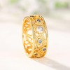 ENDLESSNESS & ETERNITY Court Style Blue and White Cubic Zirconia