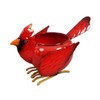 The Bridge Collection Red Cardinal Bird Planter-Bird Themed Plant Pot