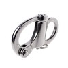 2/4 Pcs Marine 316 Stainless Steel Fixed Eye Snap Shackle,