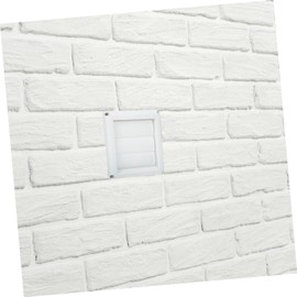 jojofuny Outdoor Dryer Vent Cover Louvered Design for Efficient Airflow Easy Installation Exhaust Vent for Kitchen Fans Electric Dryers Prevents Noise Ingress