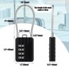 Moxweyeni 32 Pack Luggage Combination Lock 4 Digit Cable Padlock