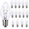 ZTGJMN 15 Watts C7 Replacement Light Bulbs for Scentsy Plug-in