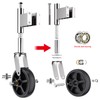 Homhoo Spring Loaded Gate Casters 8” Heavy Duty Gate Caster