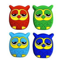 5 PCS Owl Tennis Racket Vibration Stopper Vibration Absorption (5 Owls)