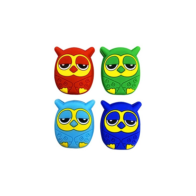 5 PCS Owl Tennis Racket Vibration Stopper Vibration Absorption (5
