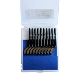10Pcs High Speed Stainless Steel Deburring Swivel Blades Tool Compatible NOGA BS1010 S10 Swivel Blades Deburring Hand Tool.