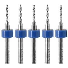 Carbide Drill Bits with 1/8" Shanks (Choose Your Size) for Metal Aluminum Plastic Acrylic Wood Carbon Fiber Mini Small (.055" #54)