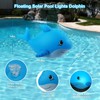 Goallim Solar Floating Pool Lights Dolphin, Glow in The Dark