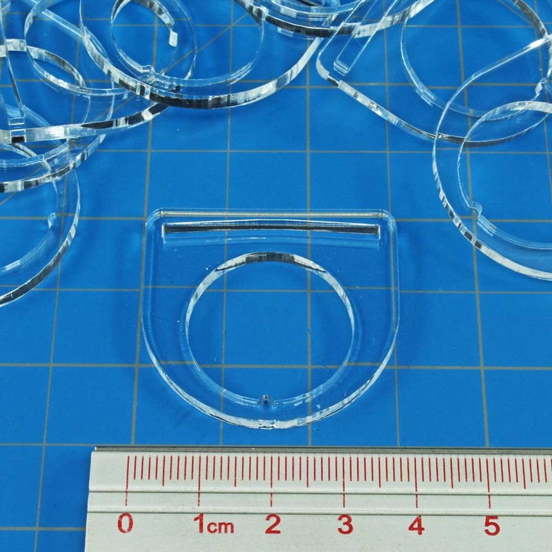 LITKO Figure Stands, Clear (8)