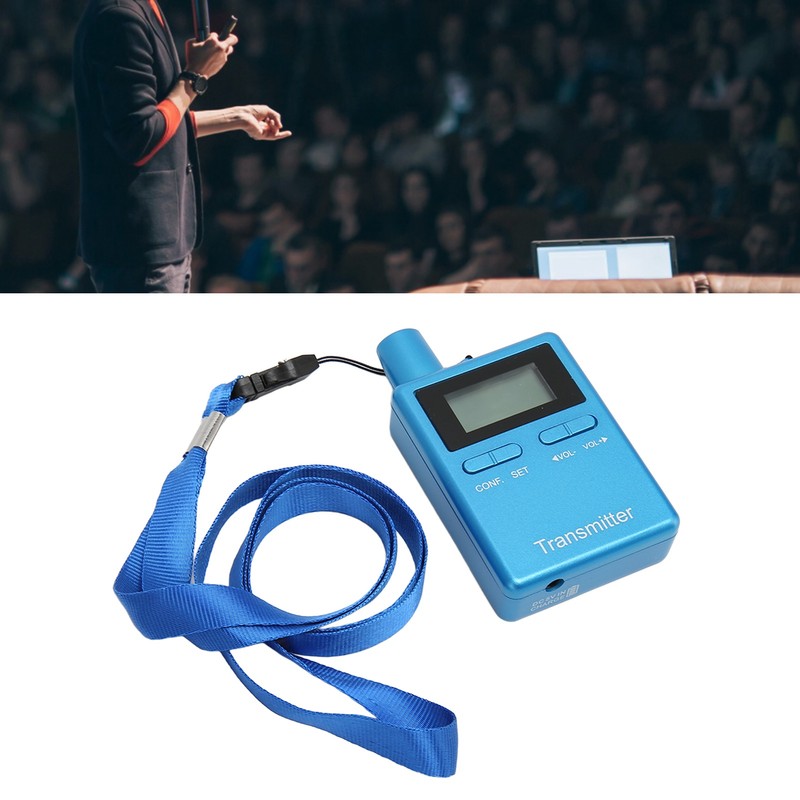 Wireless Church Guide HiFi LCD Wireless Interpretation Equipment with Earbuds