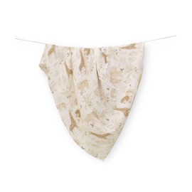 Crane Baby 100% Cotton Muslin Swaddle Blankets, Kendi Safari Animal, Baby Swaddle Blanket, Set of 2, 47" x 47", Swaddles for Newborns, Baby Muslin Swaddle Blanket, Swaddle Blankets for Boys & Girls