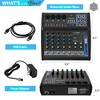 Pyle Professional Audio Mixer Sound Board Console - Desk System
