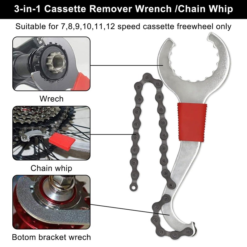 Bicycle Tool Set, 8-Piece Bicycle Chain Tool Set, Bicycle Repair