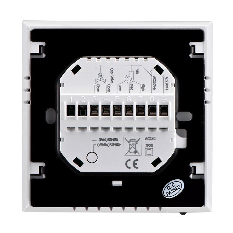 Four Pipe Wifi Voice Intelligent Room Thermostat Digital Programmable Temperature