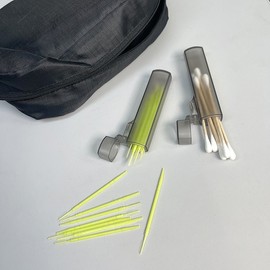 Portable Toothpick Cotton Swab Storage Container 8ea