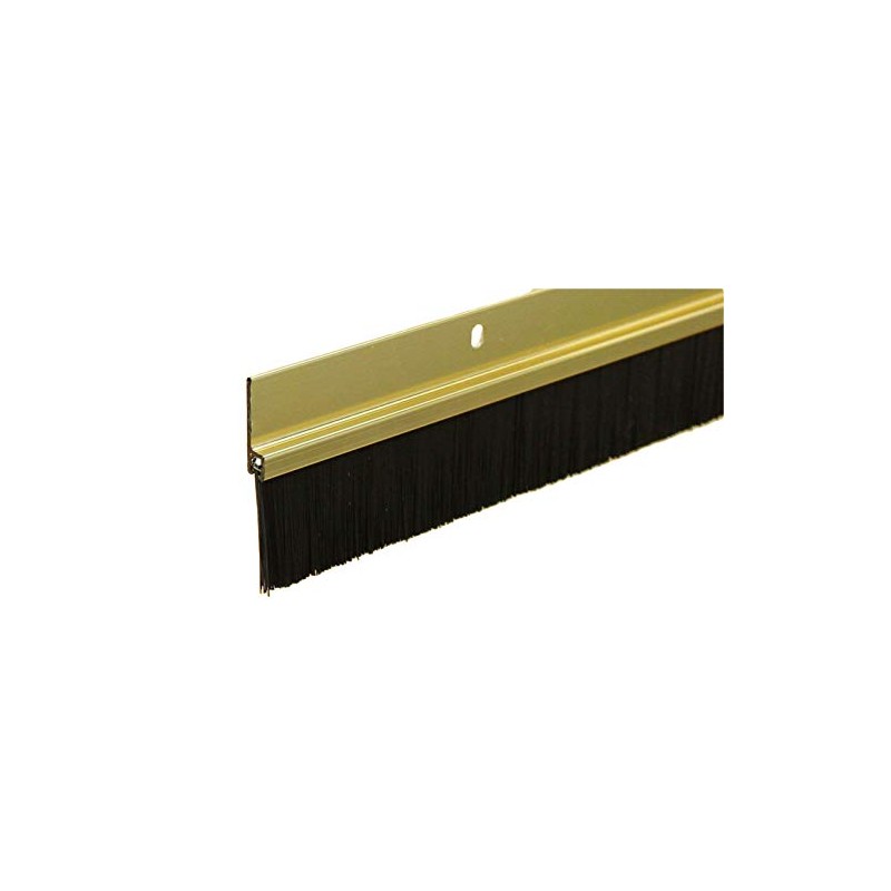 Brush Sweep Door Sweep with Black 1 1/2" Brush (4
