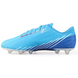 Vizari Tesoro Firm Ground Soccer Cleats for Mens - Lightweight & Durable Adult Soccer Cleats with Enhanced Traction - Mens Soccer Shoes with Padded Heel & Anti-Stretch Lining Blue