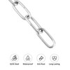 QWORK® 2 Pack Galvanized Steel Chain - Ø 2 mm
