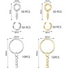 YSTrillion Set of 120 Key Ring Set, Key Ring with