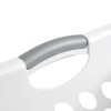 White Laundry Basket, Square, White, 19-In. 1217