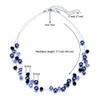 BULINLIN Crystal Layered Statement Necklace for Women, Shell Choker Necklace