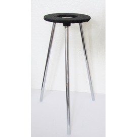 Cast Iron Tripod Support Ring for Lab Bunsen Burner, Support Table, Height 9", Ring Out Diameter 3.5"