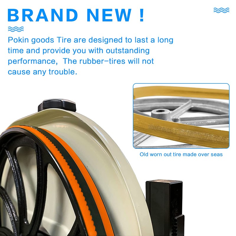 Upgrade Band Saw Tires - 14" x 1" x .095"