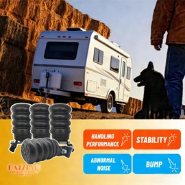 TSS-107-47 | Trailer Axle with 5000-8000 GAWR, Spring - Over Axle Configuration | 1000 lb Capacity at 50% Compression | Set of 2