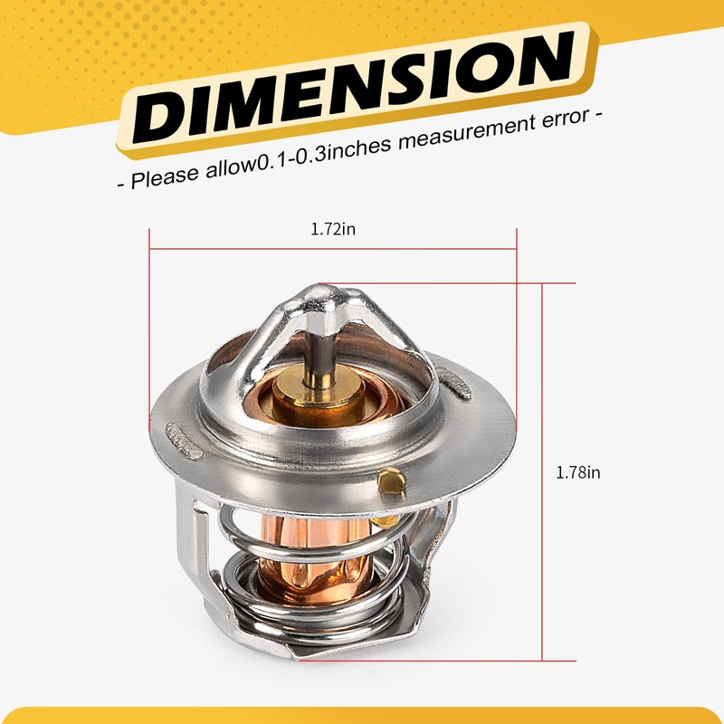 Thermostat & O-Ring for Honda TRX450R TRX450ER 2004-2014 19300-HP1-671